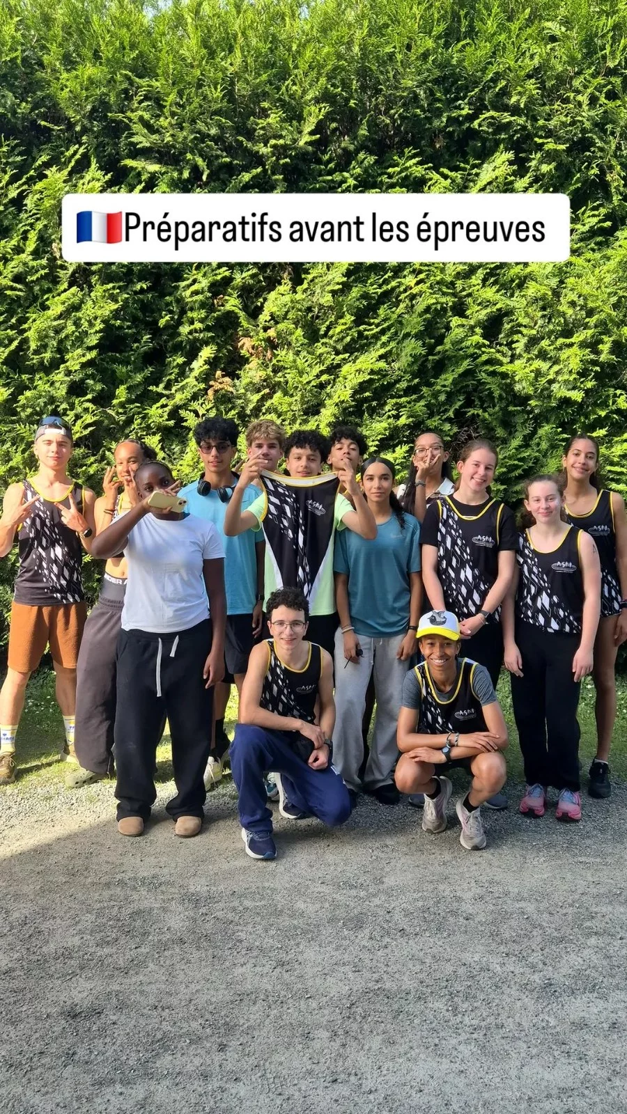 Les championnats de France à Redon de nos minimes
